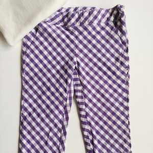 Janie and Jack Purple Pants - 3